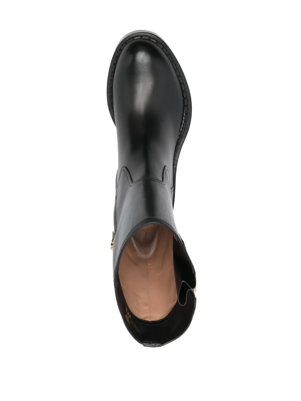 Santoni ジップアップ レザー アンクルブーツ - 画像4