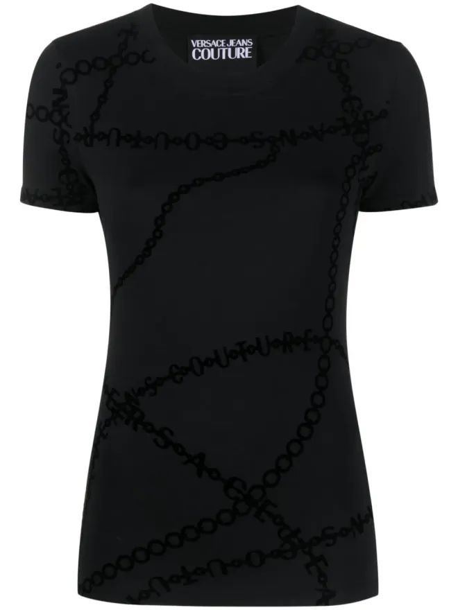 Versace Jeans Couture Versace Jeans Couture グラフィックプリント クルーネックTシャツの商品画像