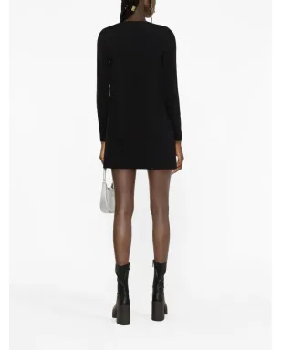 Versace Jeans Couture Vエンブレム チェーンプリント ミニドレス - サムネイル3