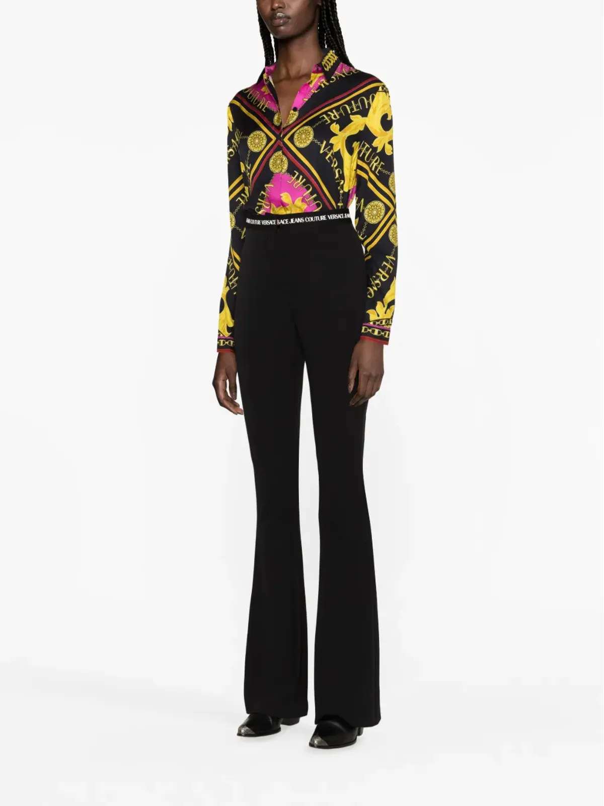 Versace Jeans Couture ロゴ クチュール プリント シャツ - 画像4