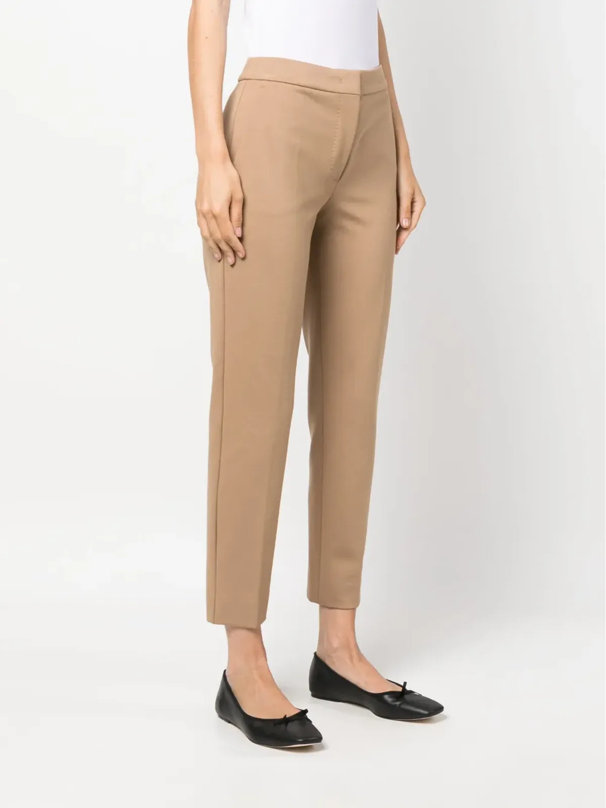 Max Mara ミッドライズ クロップドパンツ - 画像3