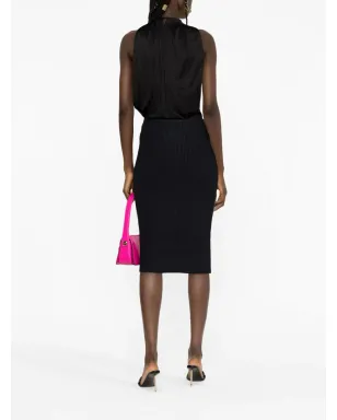 TOM FORD リブ編みジップアップペンシルスカート - サムネイル4