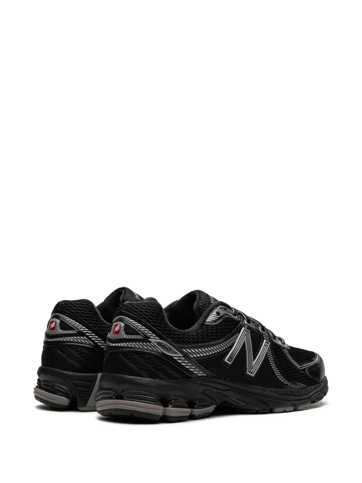New Balance 860メッシュパネルドスニーカー ブラック - 画像3