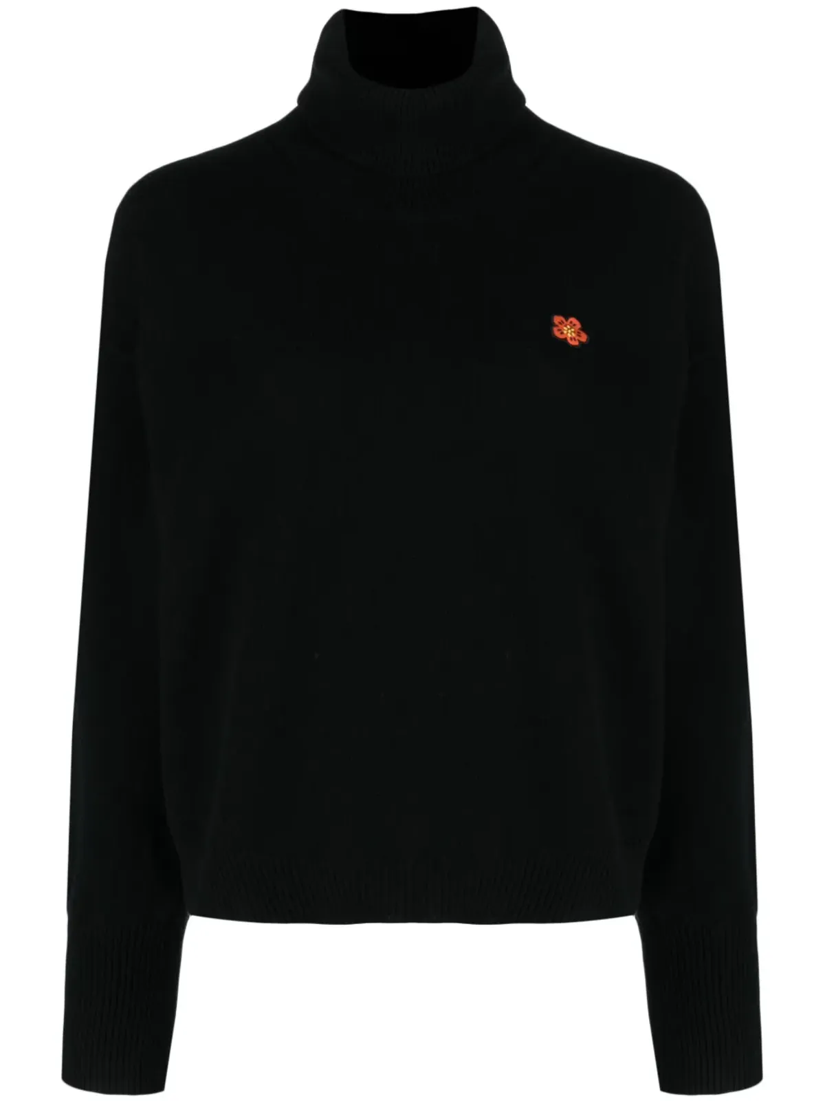 Kenzo ボケ花パッチ ウールジャンパー - 画像1
