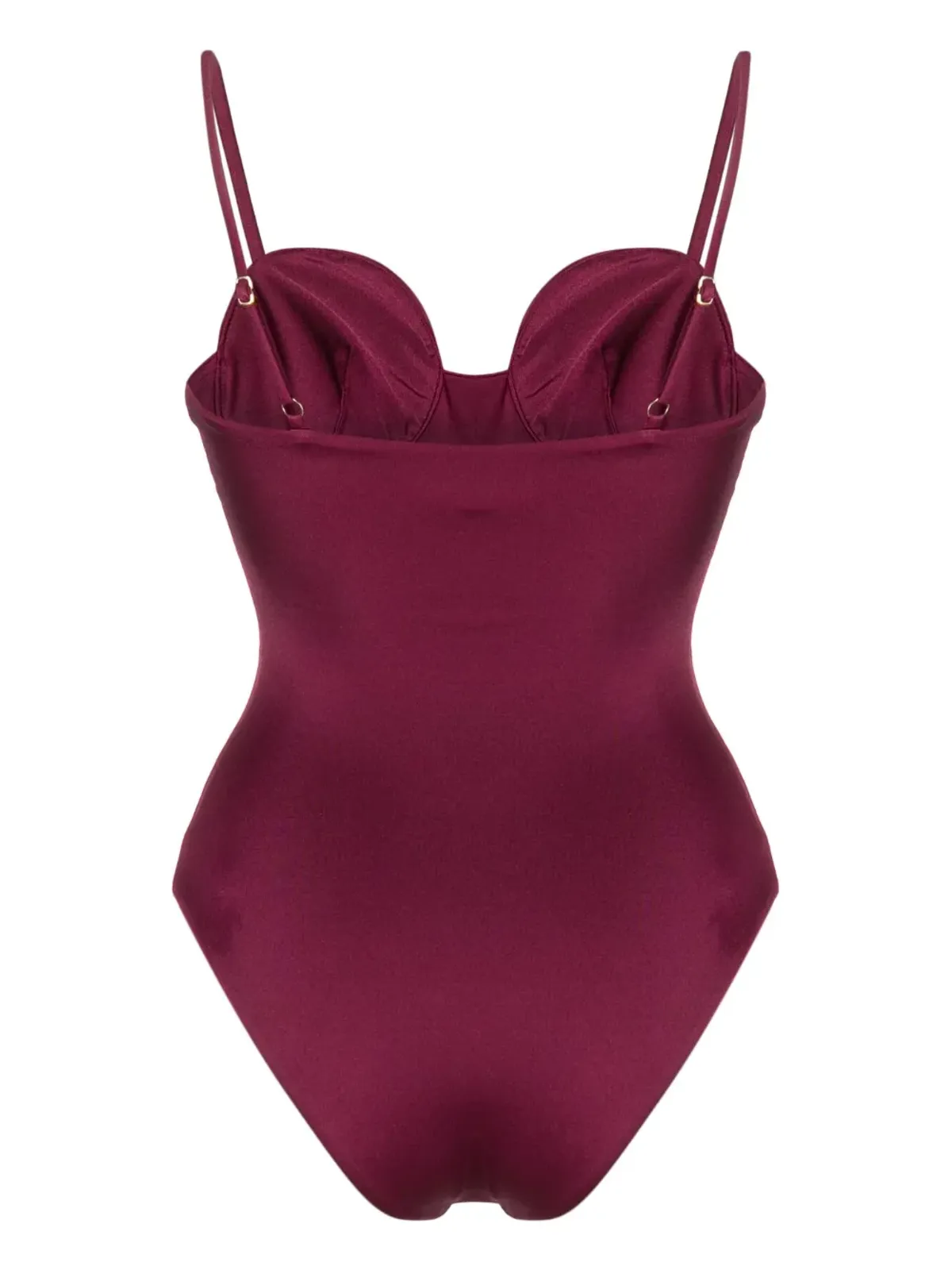 Noire Swimwear トーンステッチディテール水着 - Pink - 画像2