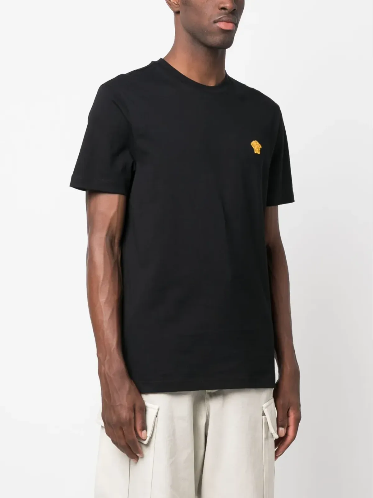 Versace メデューサ刺繍入りTシャツ - 画像3