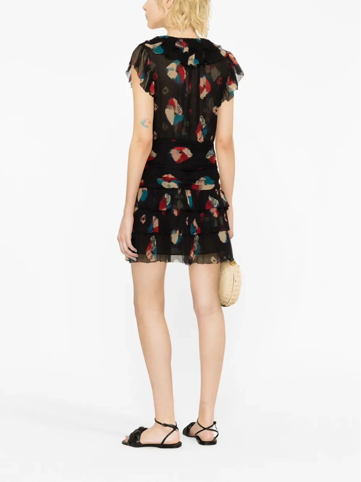 Ulla Johnson ジナ グラフィックプリント ミニドレス - 画像4