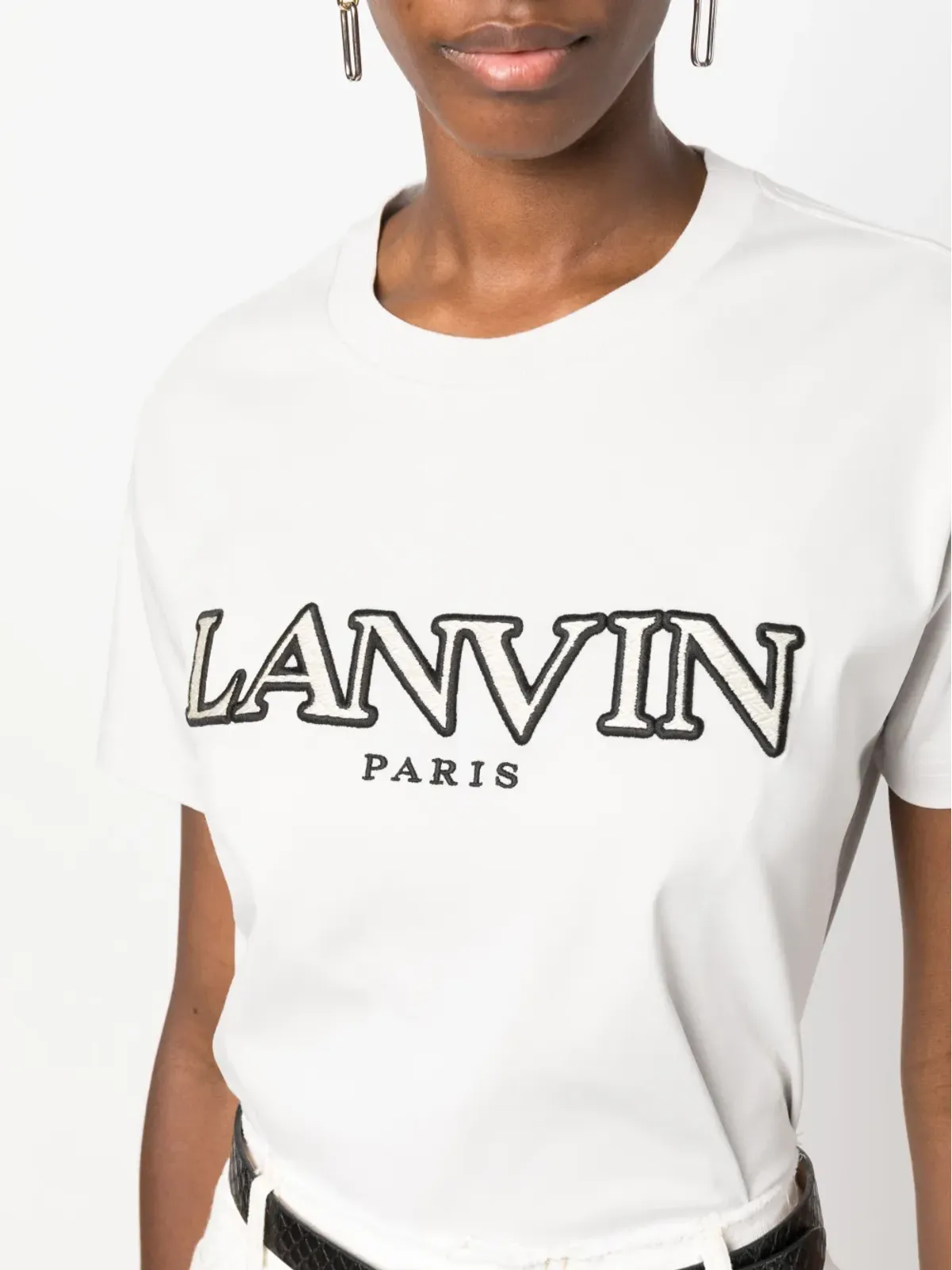 Lanvin 刺繍ロゴ Tシャツ - 画像5