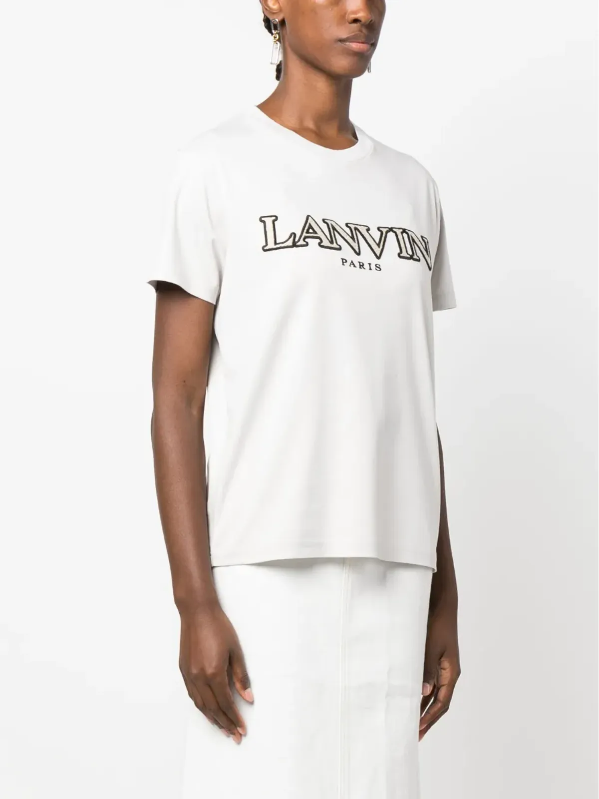 Lanvin 刺繍ロゴ Tシャツ - 画像3