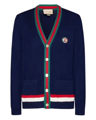 Gucci ウェブストライプボタンアップカーディガン - サムネイル1