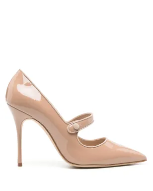 Manolo Blahnik カンパリ 105mm パテントパンプス - サムネイル1