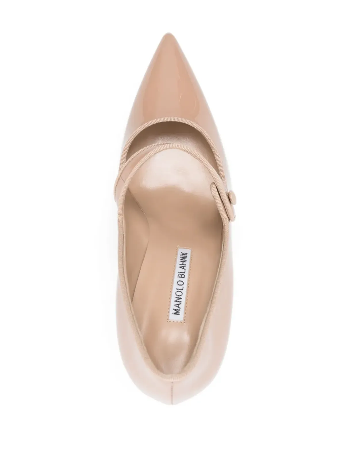 Manolo Blahnik カンパリ 105mm パテントパンプス - 画像4