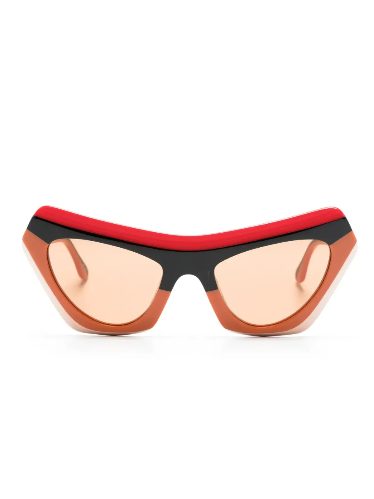 Marni Eyewear Devil's Pool キャットアイフレーム サングラス - オレンジ - 画像1