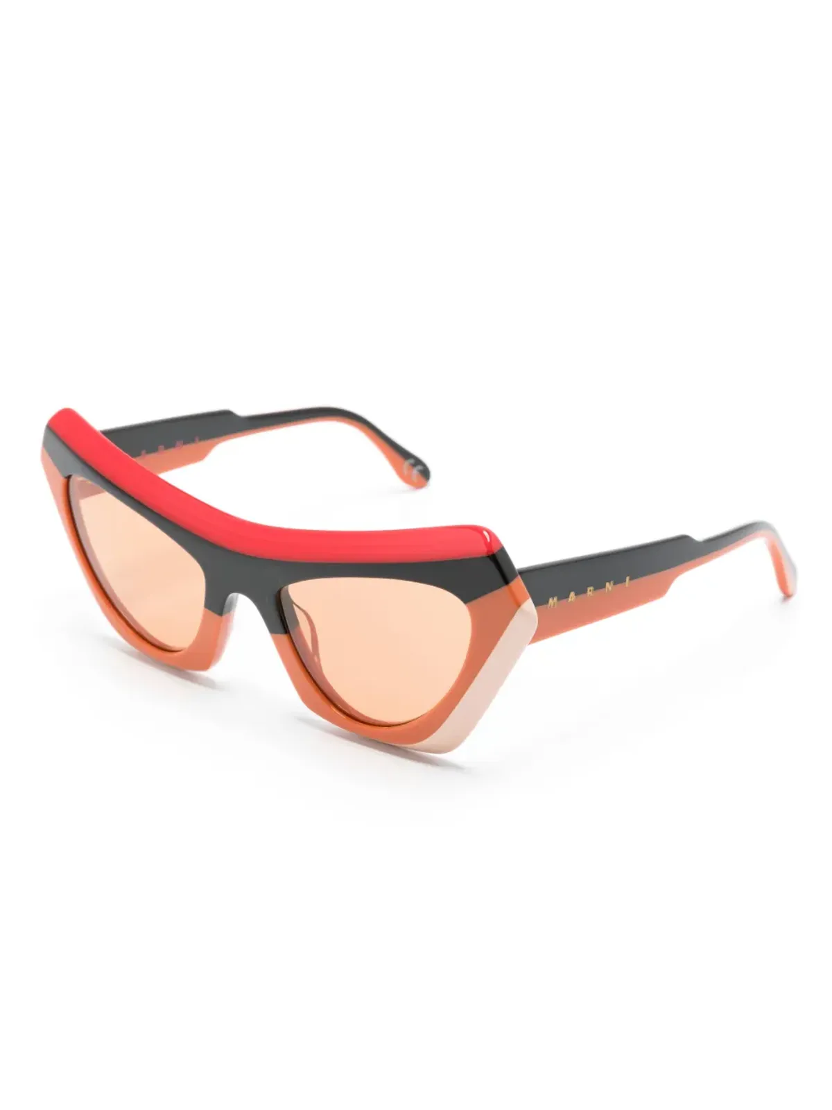 Marni Eyewear Devil's Pool キャットアイフレーム サングラス - オレンジ - 画像2