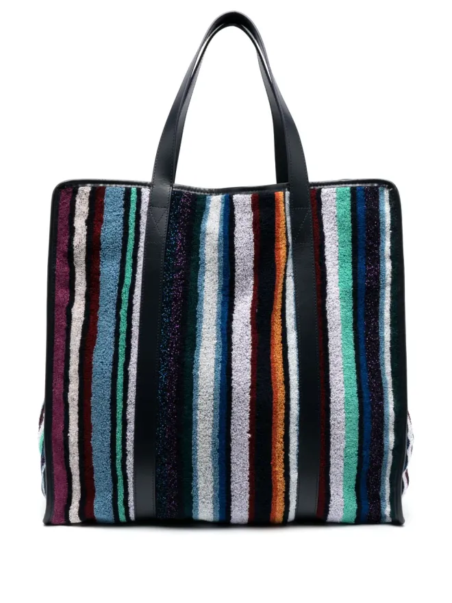 Missoni Missoni ストライプ テリークロス トートバッグの商品画像