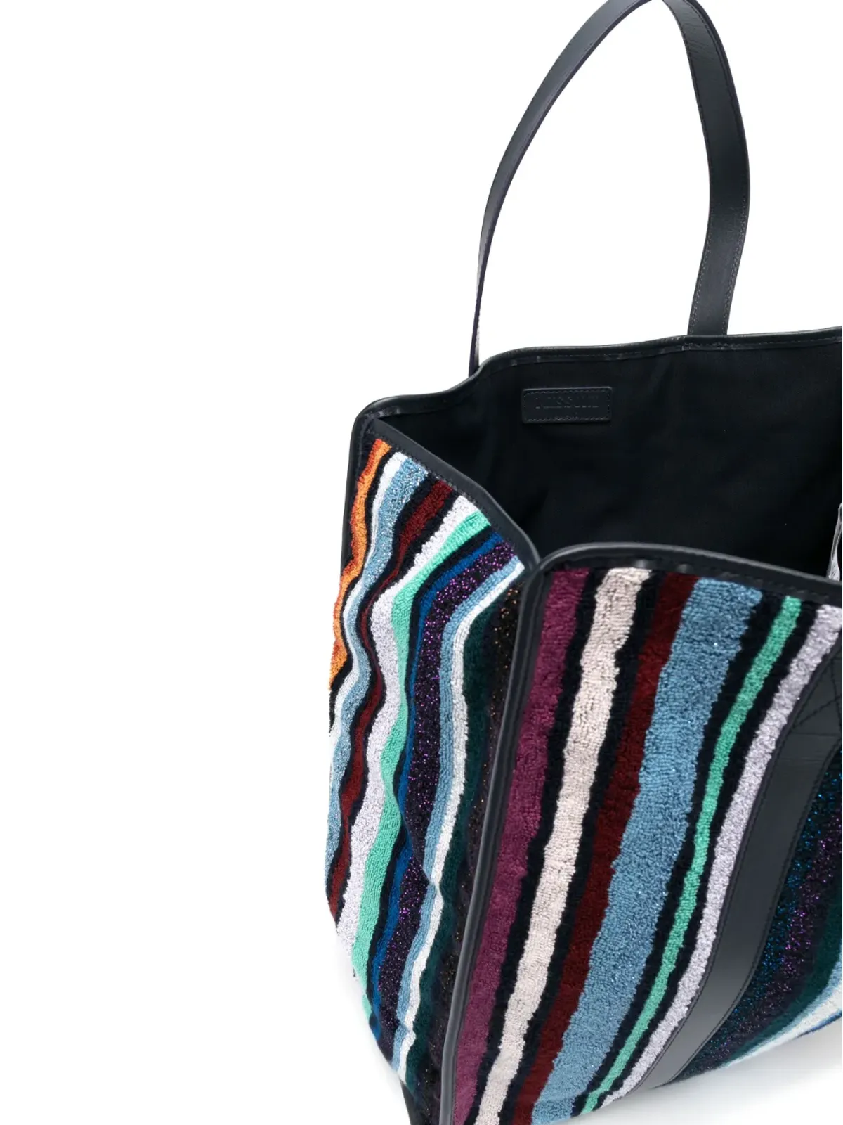 Missoni ストライプ テリークロス トートバッグ - 画像5