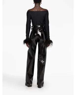 Atu Body Couture フェザーカフス付き ロングスリーブトップ - サムネイル4