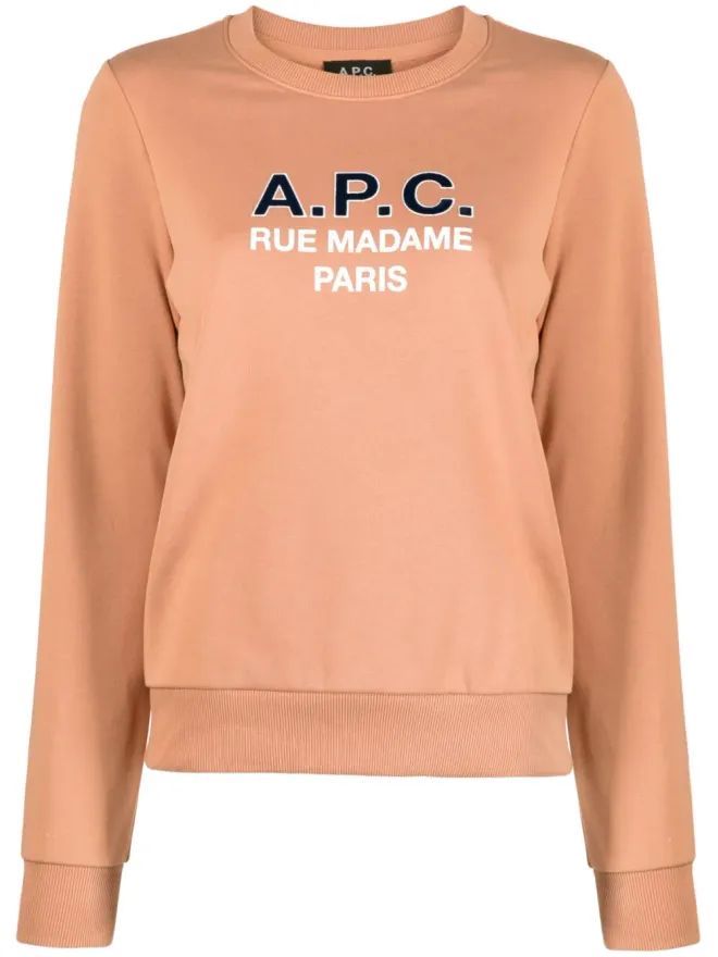 A.P.C. A.P.C. マダム ロゴプリント コットン スウェットシャツの商品画像