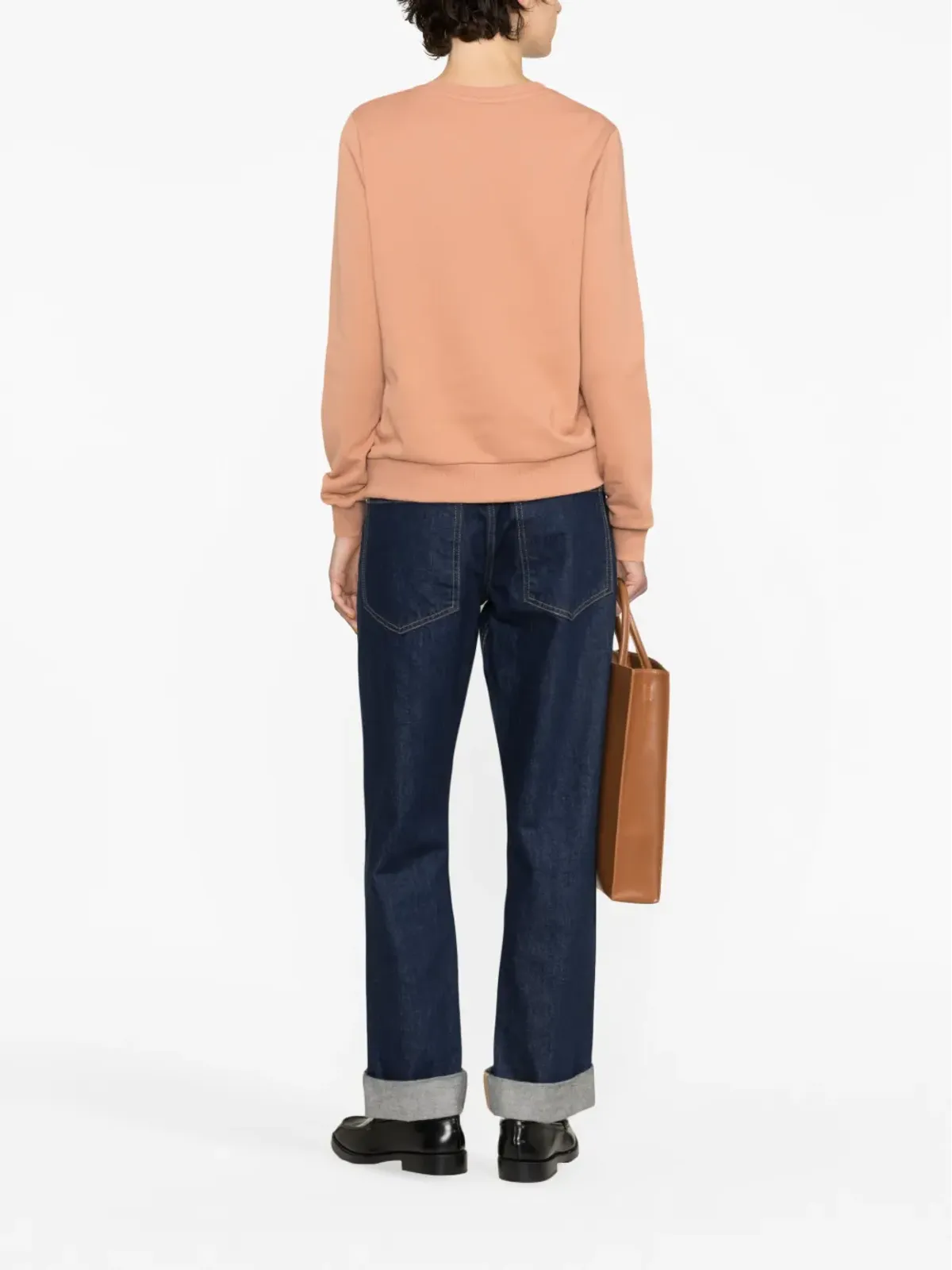 A.P.C. マダム ロゴプリント コットン スウェットシャツ - 画像3
