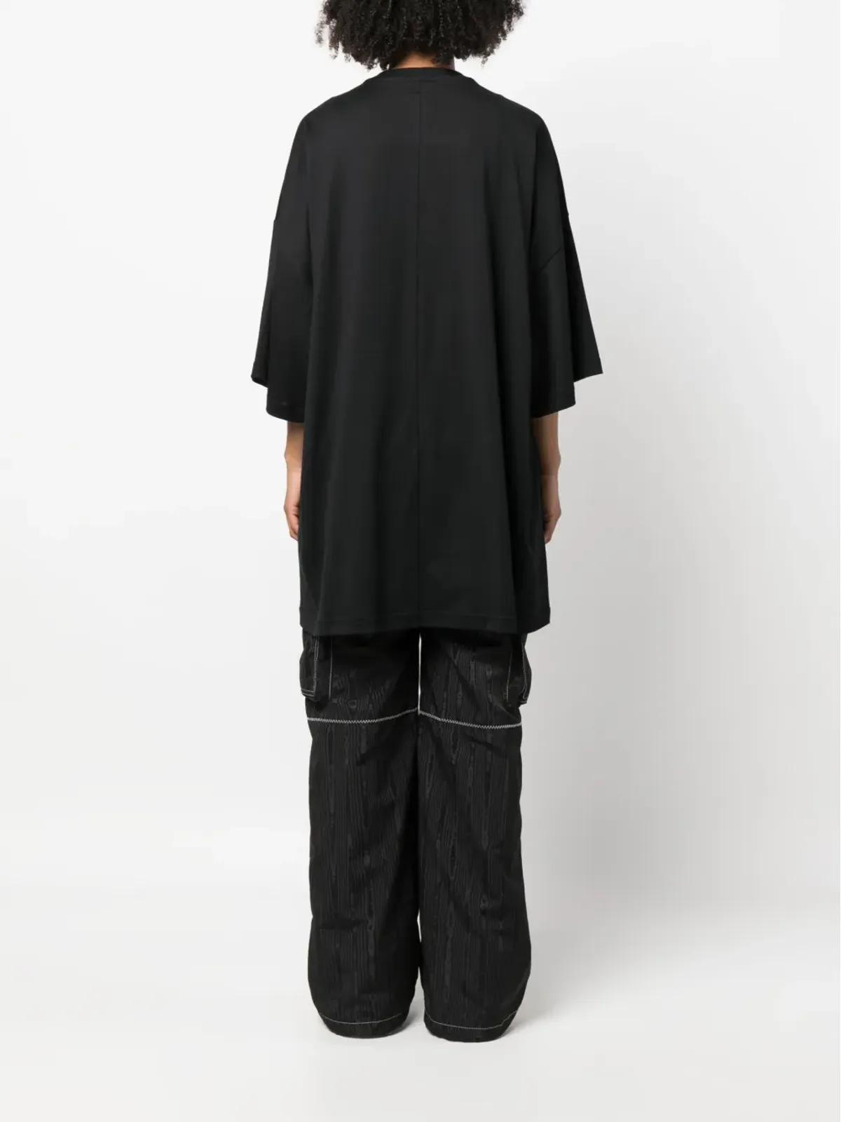 Rick Owens X Champion ロゴ刺繍 コットン Tシャツ - ブラック - 画像4