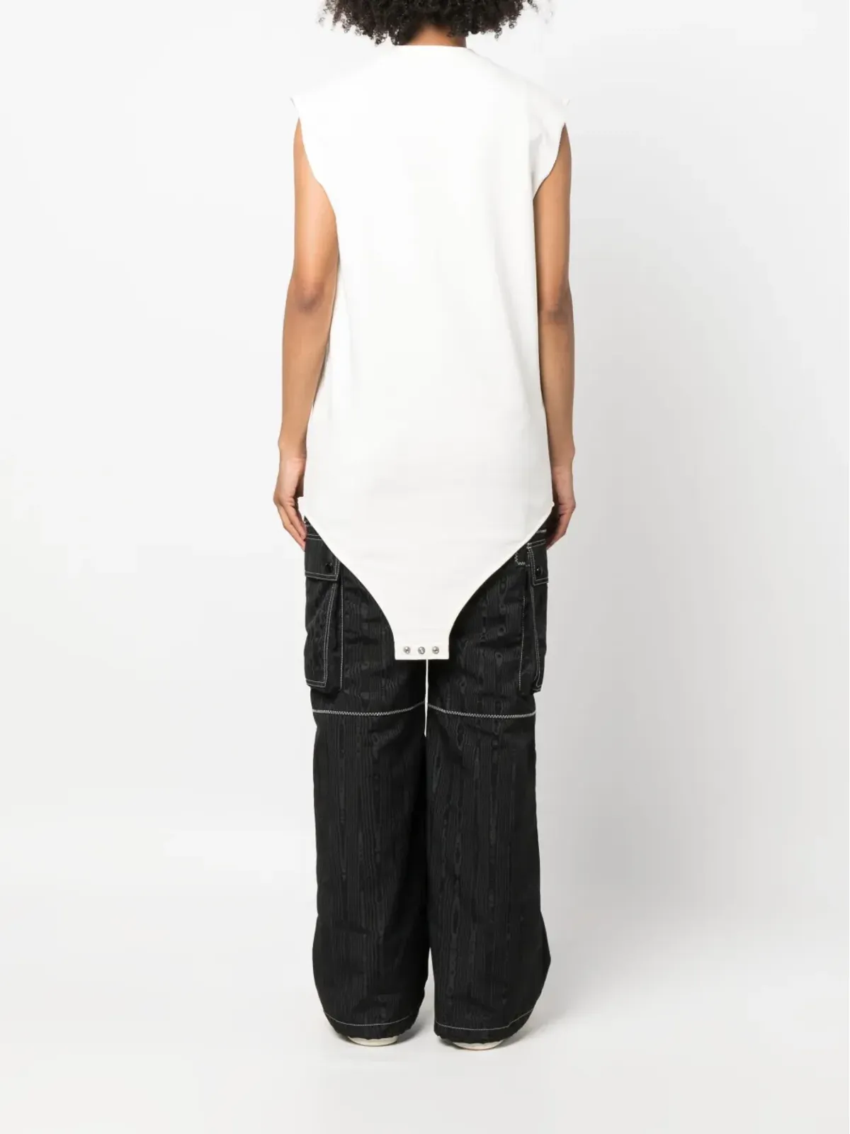 Rick Owens X Champion ロゴ刺繍コットン タンクトップ - 画像4