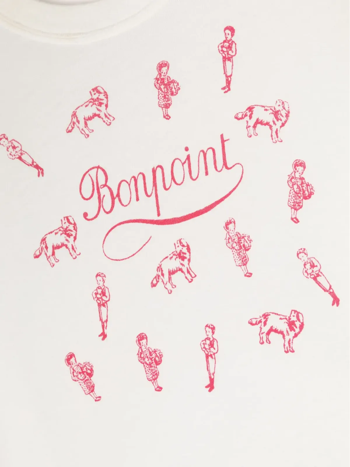 Bonpoint Thida コットン Tシャツ - White - 画像3