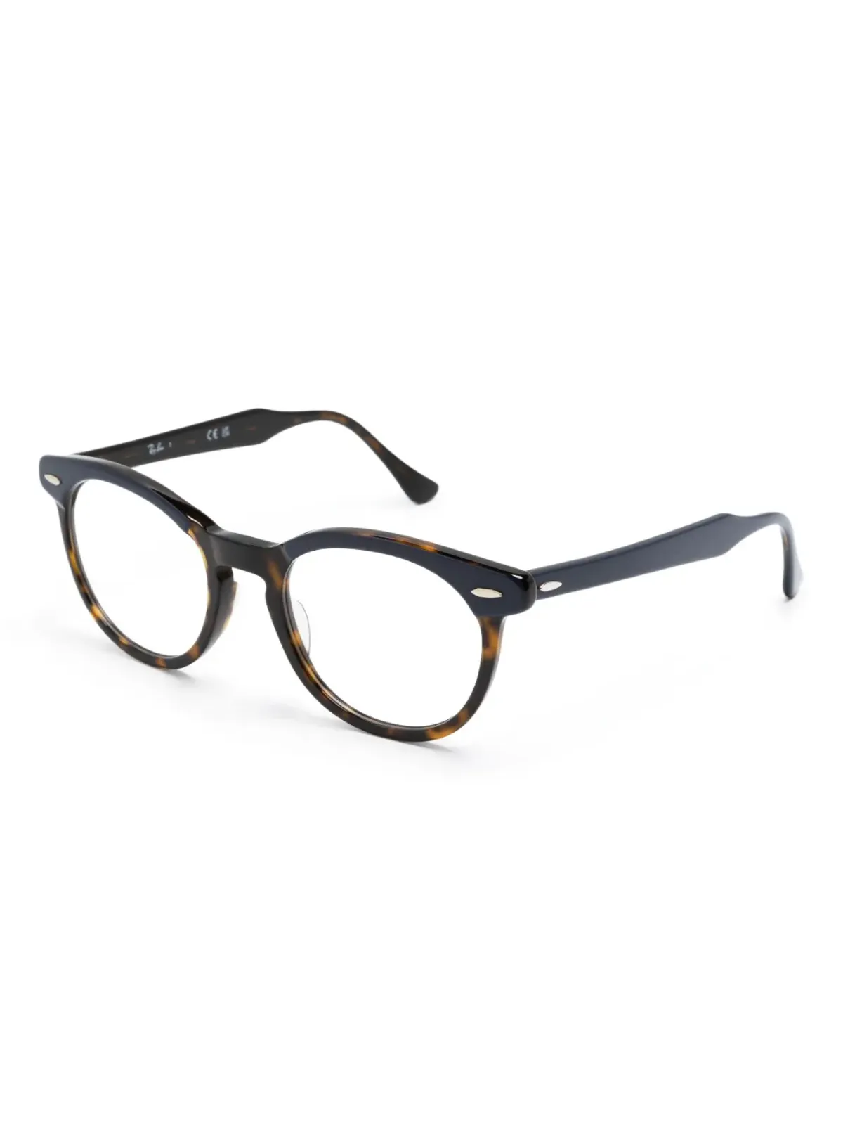 Ray-Ban べっ甲柄丸型フレーム眼鏡 - 画像2