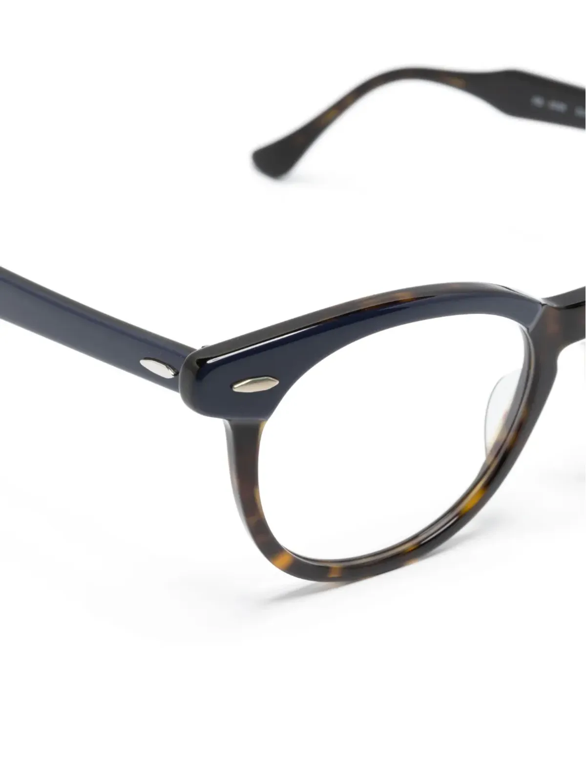Ray-Ban べっ甲柄丸型フレーム眼鏡 - 画像3