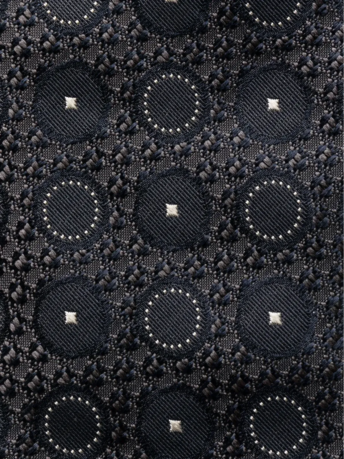 Brunello Cucinelli モチーフ刺繍シルクタイ - ブルー - 画像2