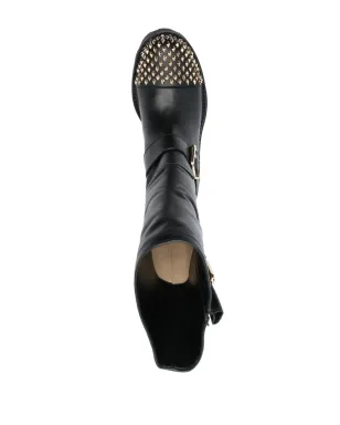 Jimmy Choo バイカーII スタッド装飾ブーツ - サムネイル4
