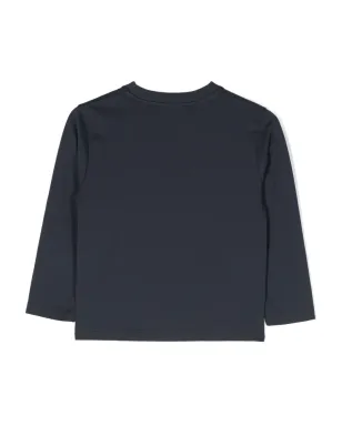 Bonpoint ロゴプリント長袖Tシャツ - サムネイル2