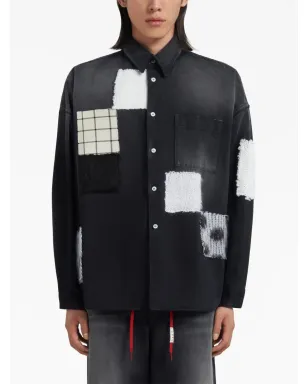 Marni パッチワークディテール デニムシャツ - サムネイル3