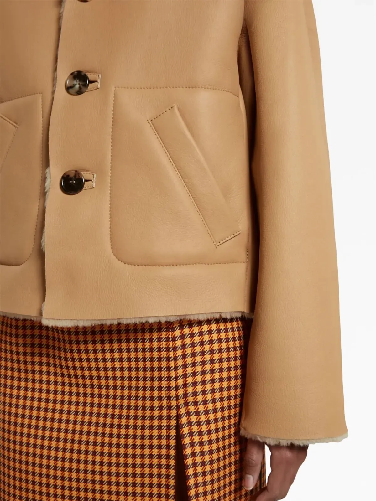 Marni リバーシブルシアリングジャケット - 画像5