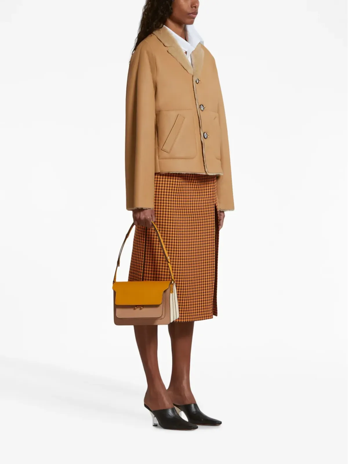 Marni リバーシブルシアリングジャケット - 画像2
