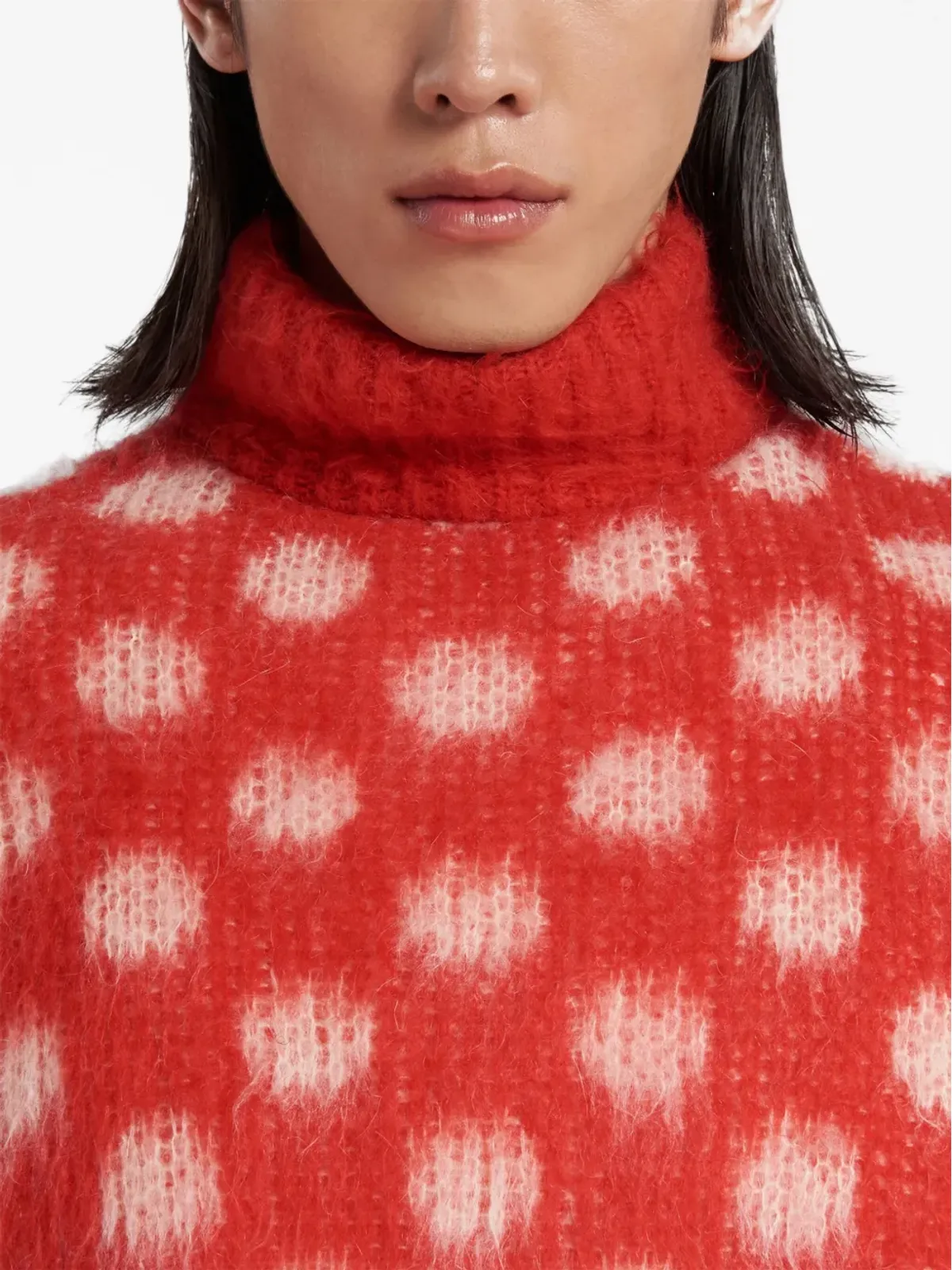 Marni ポルカドット柄インターシャセーター - 画像5