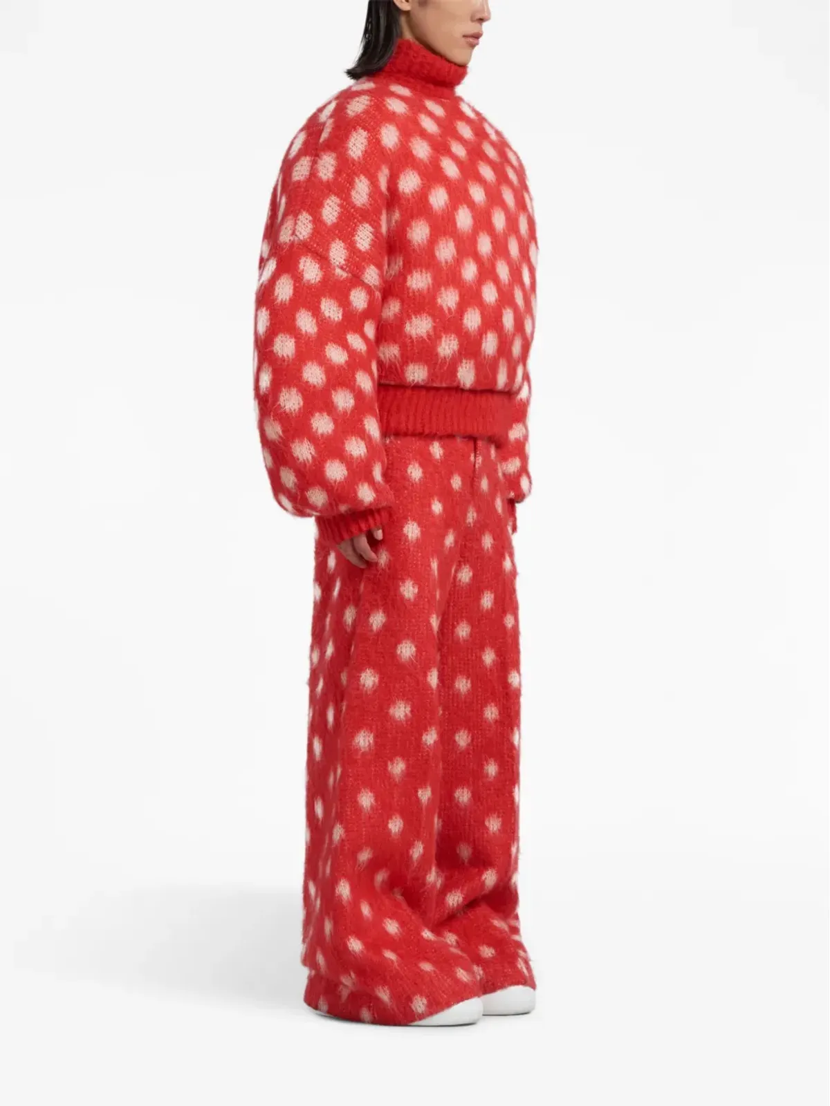 Marni ポルカドット柄インターシャセーター - 画像2