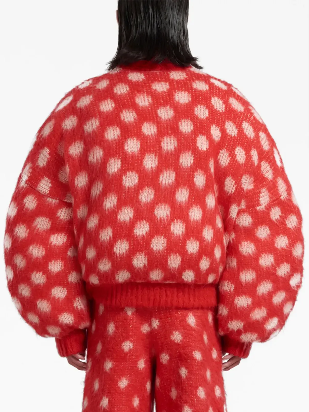 Marni ポルカドット柄インターシャセーター - 画像4