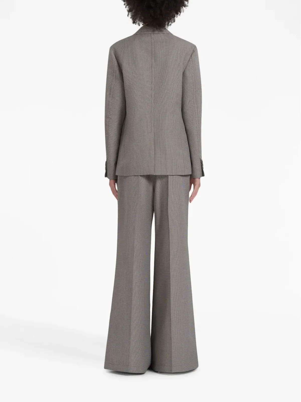 Marni ロゴ入りウエストバンド チェックパンツ - 画像4