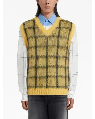 Marni チェック柄ノースリーブベスト - サムネイル2