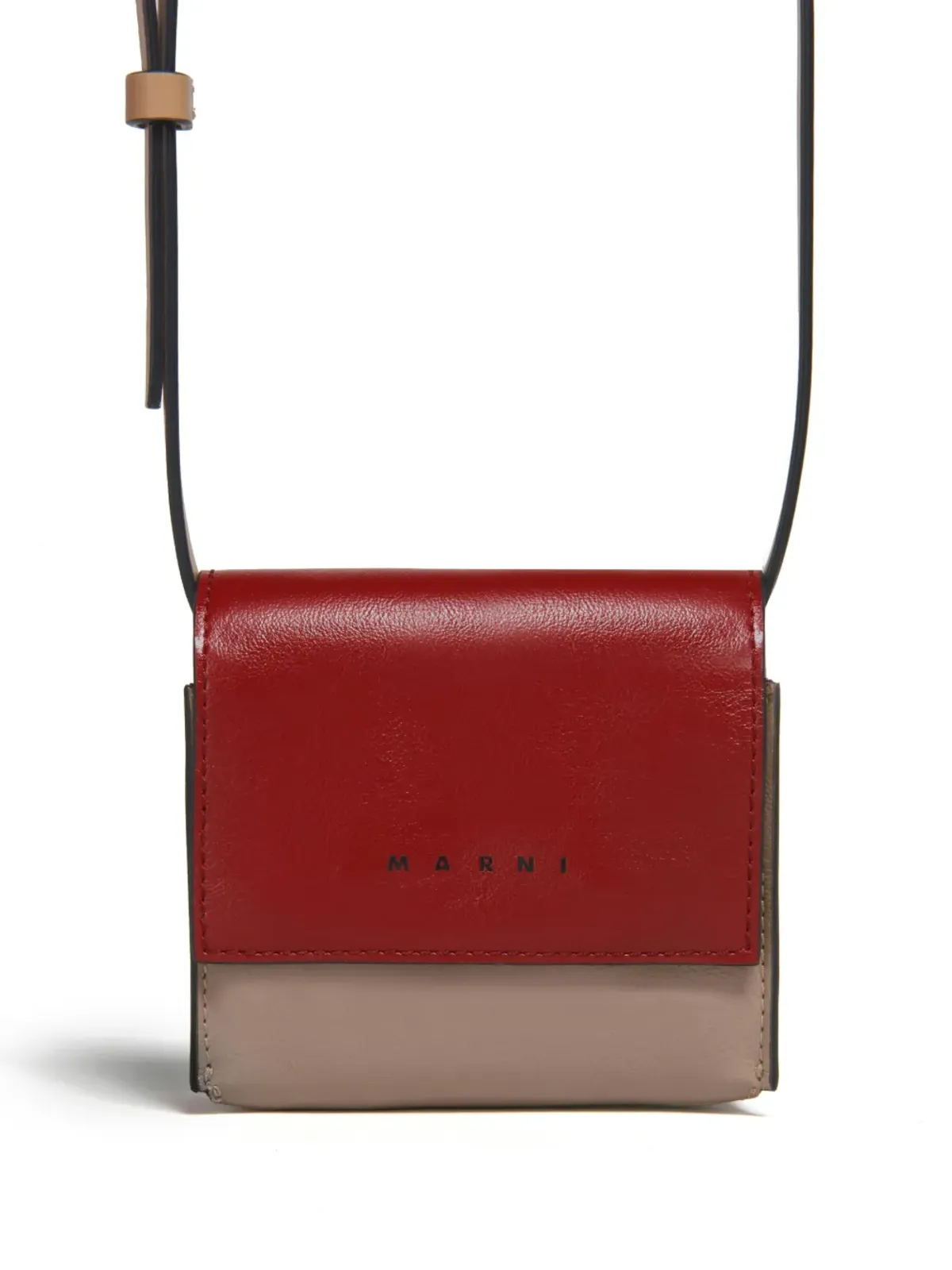 Marni カラーブロック レザー クロスボディバッグ - 画像5