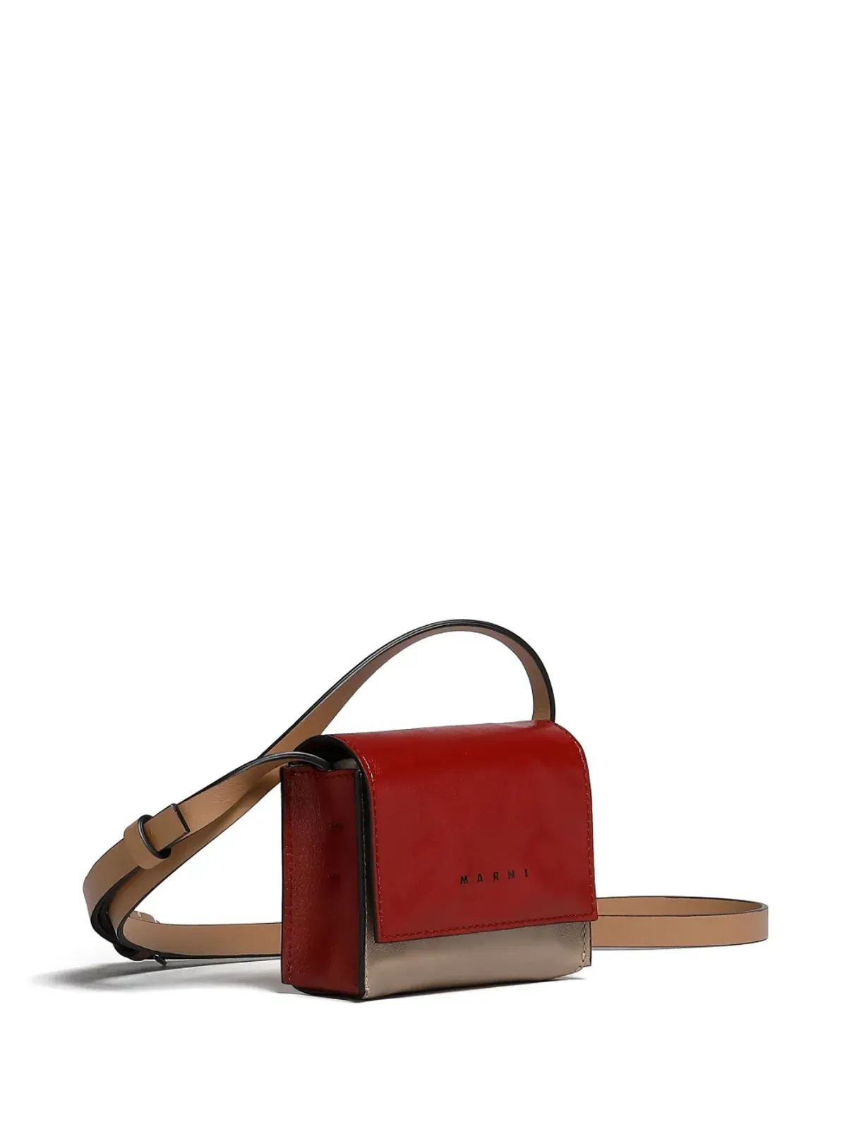 Marni カラーブロック レザー クロスボディバッグ - 画像3