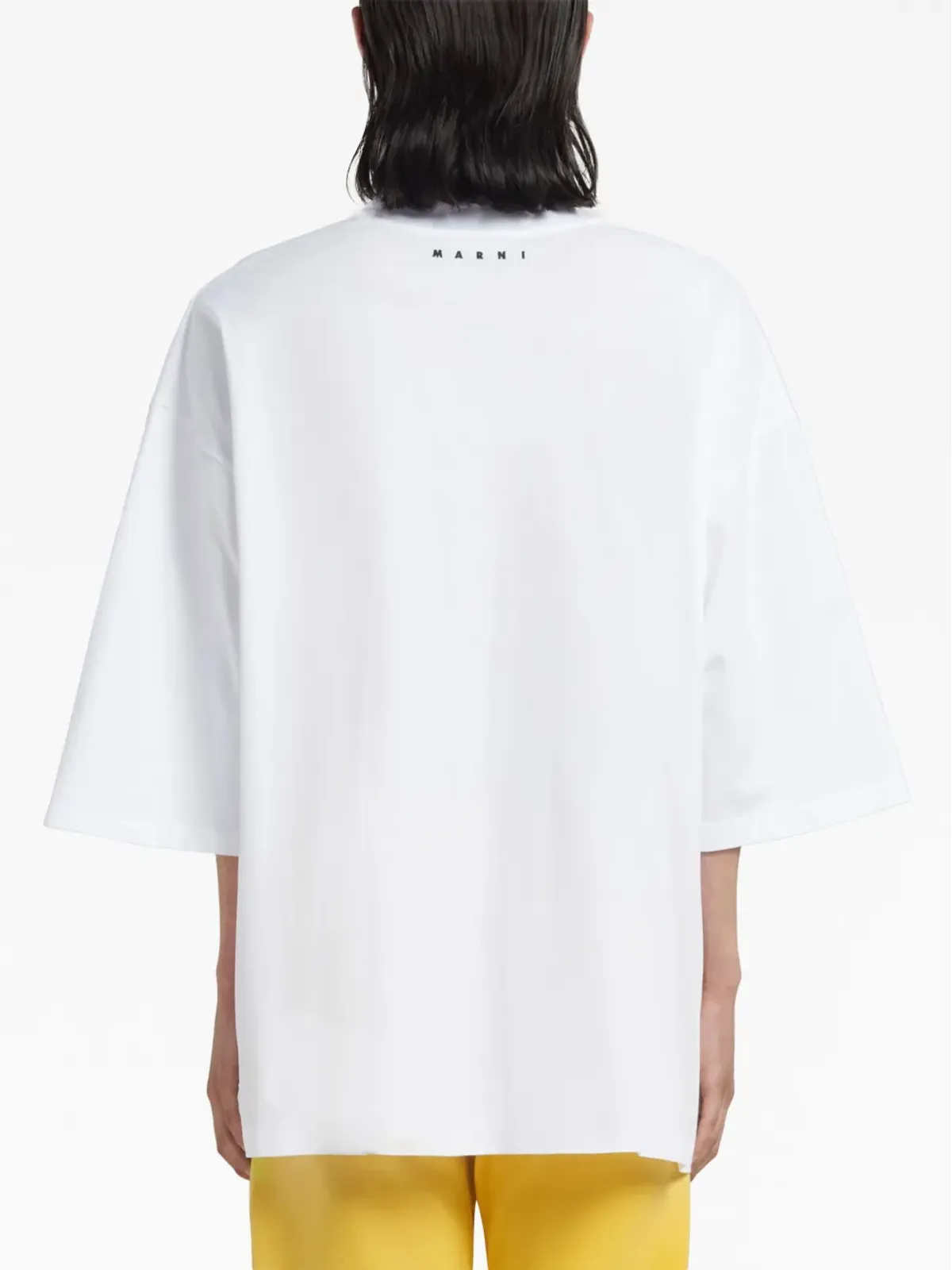 Marni スローガンプリント コットンTシャツ - 画像3
