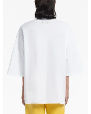 Marni スローガンプリント コットンTシャツ - サムネイル3