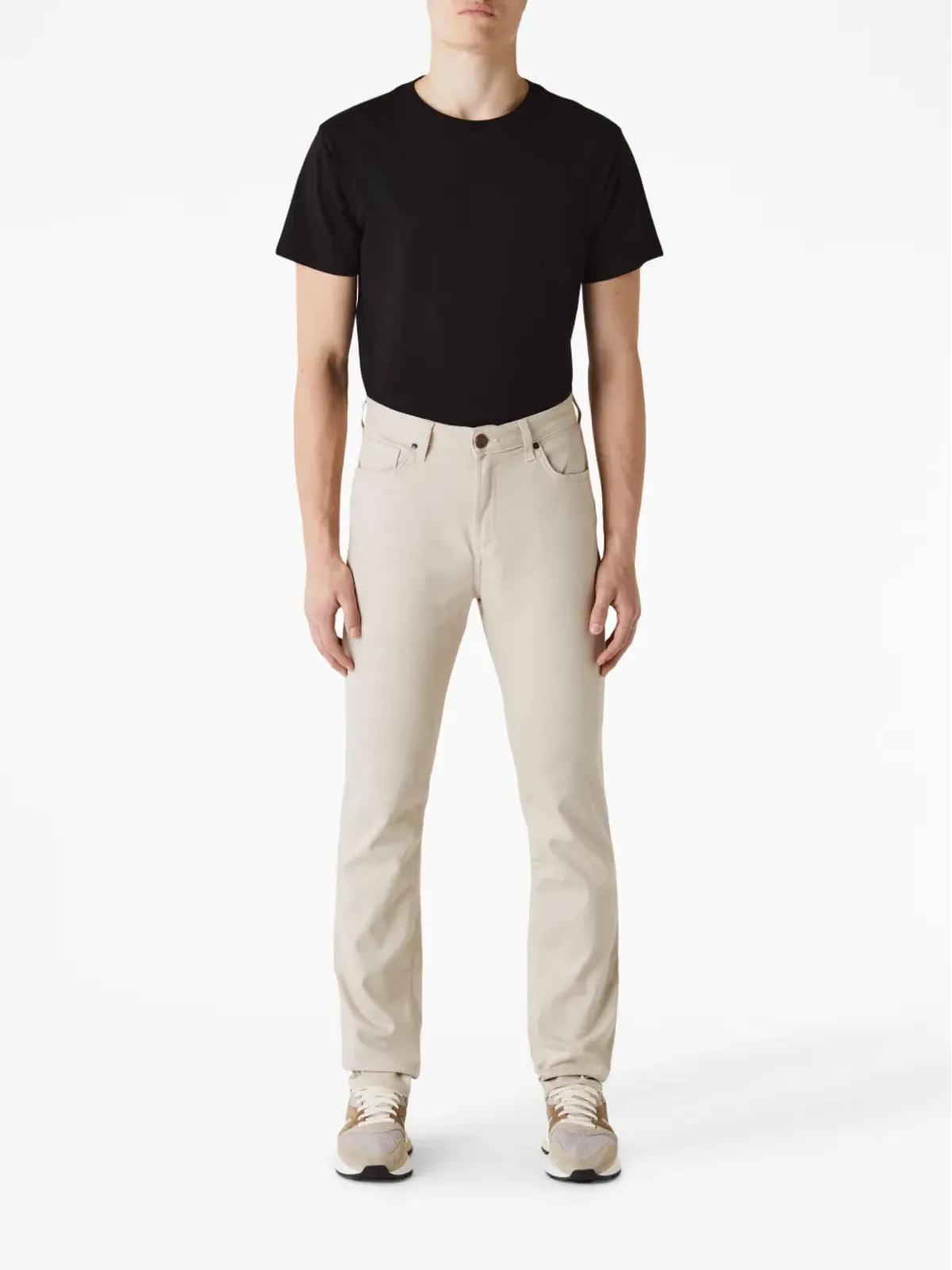 MONFRÈRE Brando Parisian mid-rise straight-leg jeans - Neutrals - 画像2