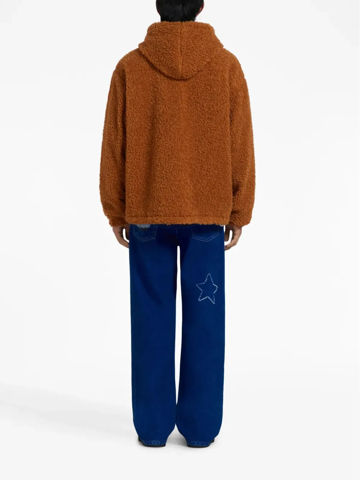Marni ロゴ入りドローストリング テディジャケット - 画像4