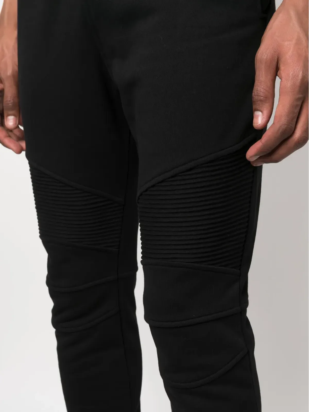 Balmain オーガニックコットン フィット トラックパンツ - ブラック - 画像5