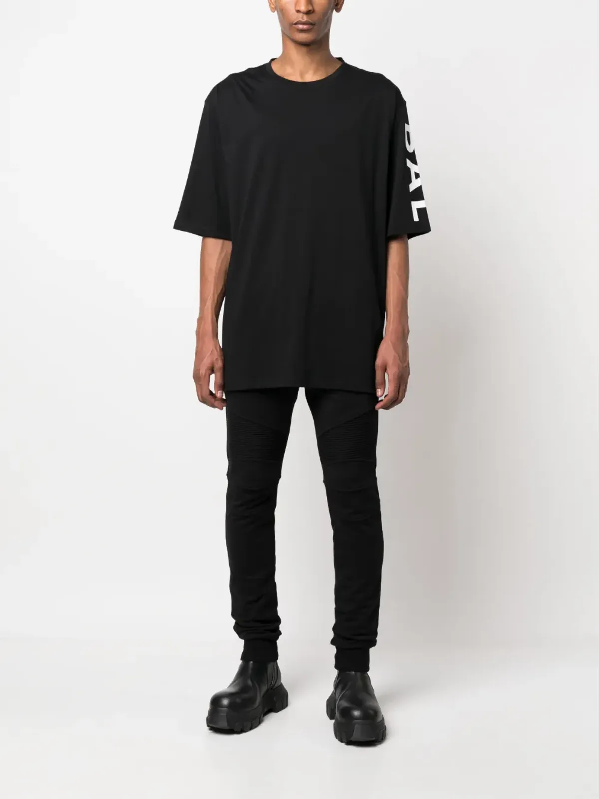 Balmain オーガニックコットン フィット トラックパンツ - ブラック - 画像2