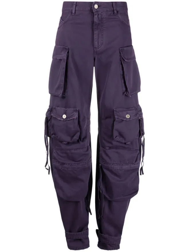 THE ATTICO The Attico ファーン コットンカーゴパンツの商品画像