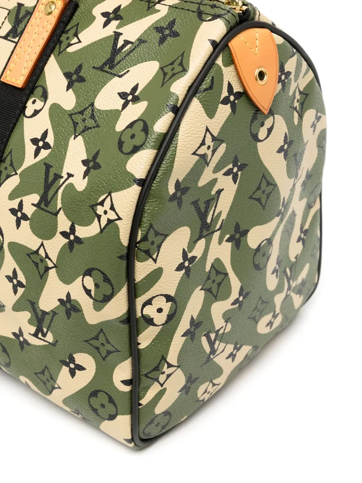 Louis Vuitton Pre-Owned Takashi Murakami Speedy トートバッグ グリーン - 画像3