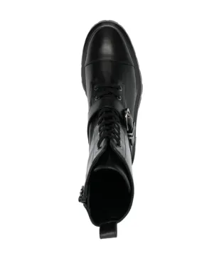 Stuart Weitzman Maverick Bedford Moto レザー ブーツ - Black - サムネイル4